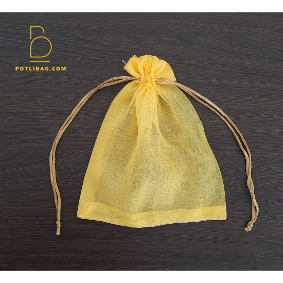 Organza Drawstring Bag for Packaging Size 5x4 Inches - PB015